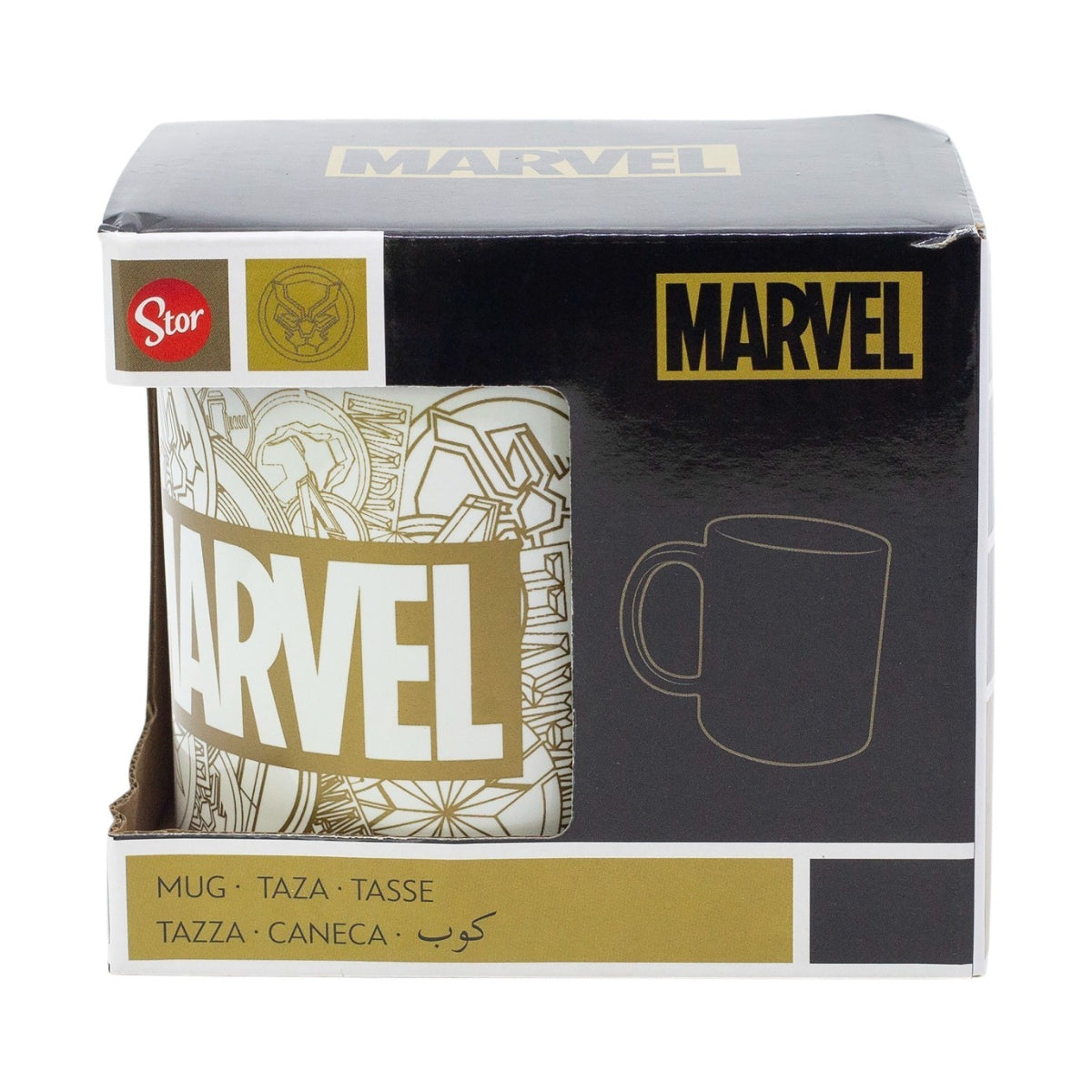 Marvel Avengers Golden Treasure Tasse 325 ml in Geschenkbox