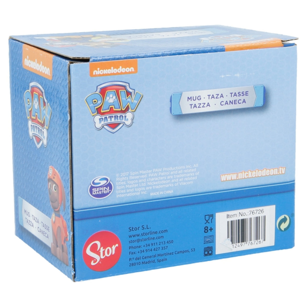 Paw Patrol Tasse 325ml Keramikbecher für Kinder – Geschenkset Boy Icons