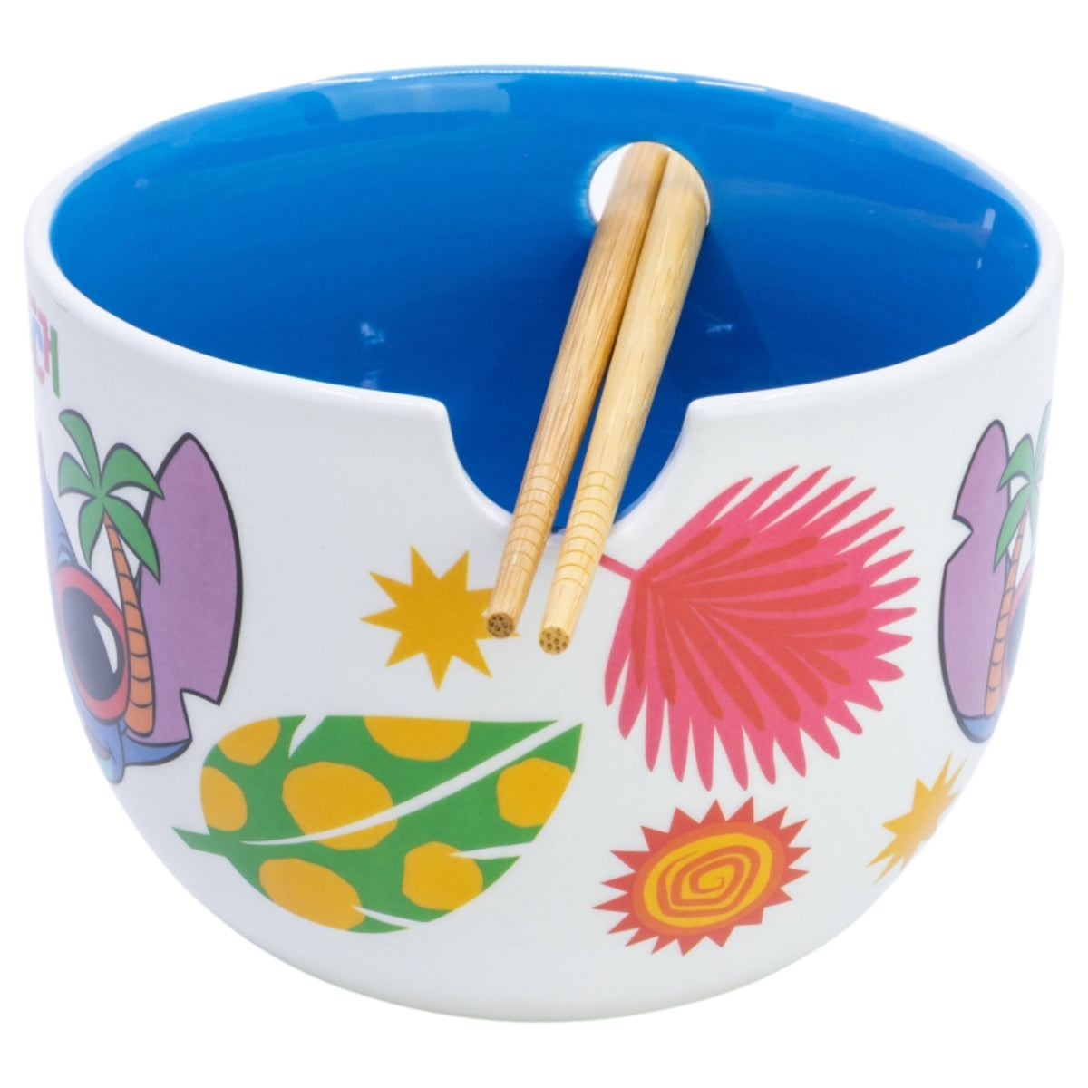 Disney Stitch Keramik Ramen Bowl mit Stäbchen Set in Geschenkverpackung