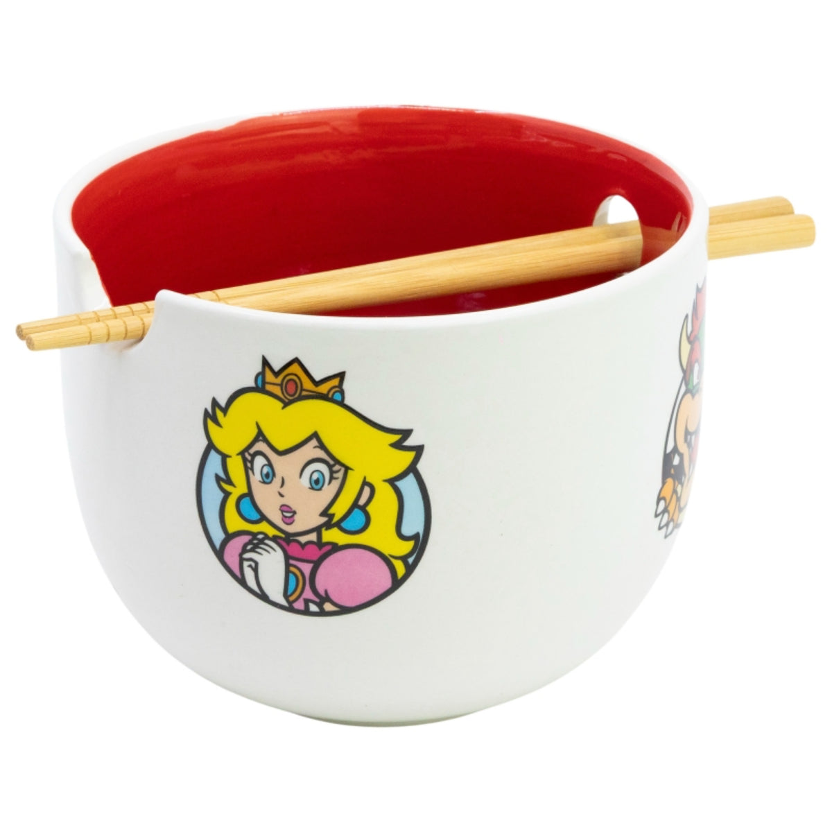 Super Mario Keramik Ramen Bowl mit Stäbchen Set in Geschenkverpackung