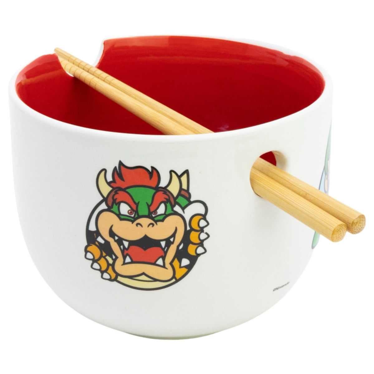 Super Mario Keramik Ramen Bowl mit Stäbchen Set in Geschenkverpackung