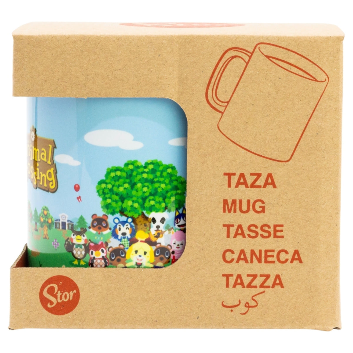 Animal Crossing Tasse 325ml – Keramikbecher im Geschenkset – Nintendo Fanartikel