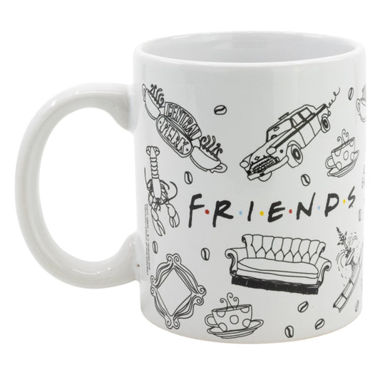 FRIENDS Kaffeebecher 325ml Fanartikel aus der Kultserie – Geschenkidee