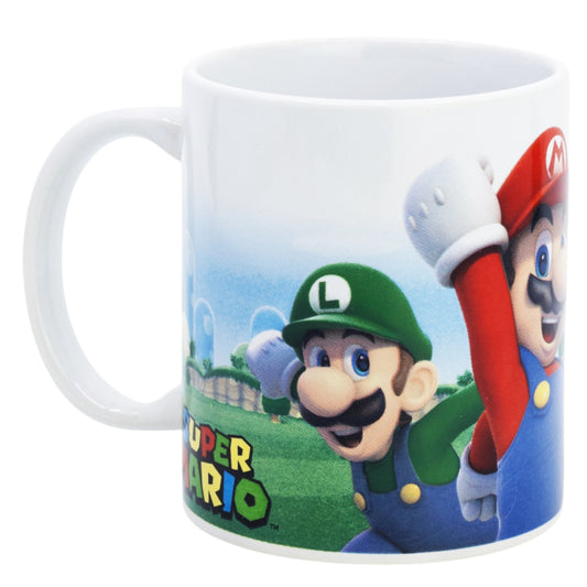 Super Mario Tasse 325ml Keramikbecher im Geschenkset – Nintendo Fanartikel