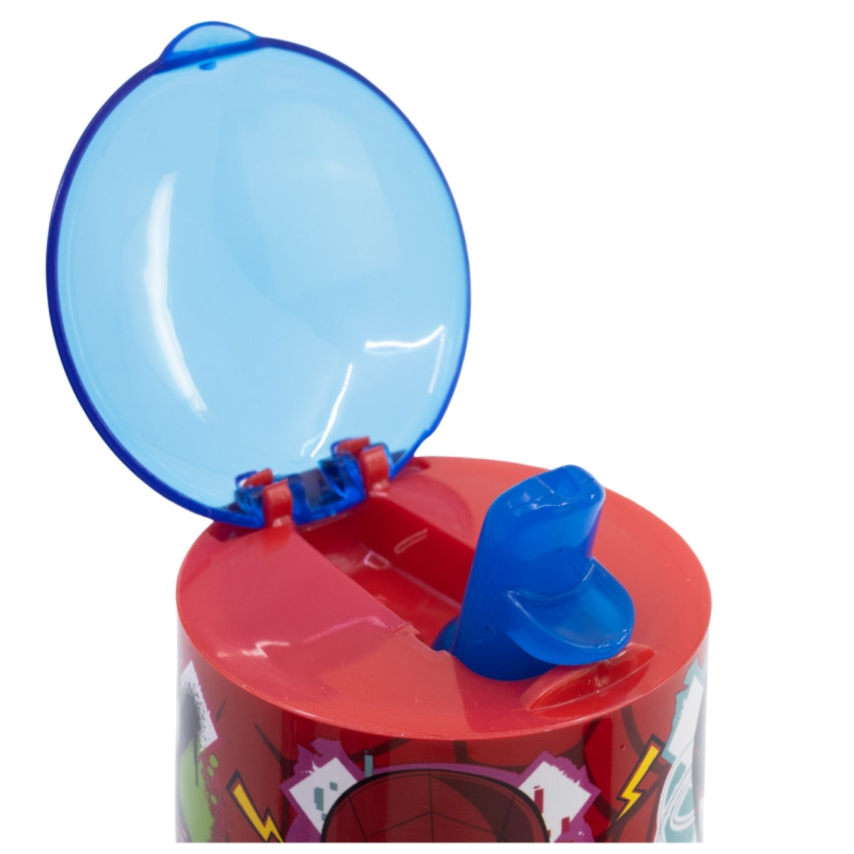 Spider-Man Trinkflasche 350ml – Moving Target – Kinderflasche mit Deckel