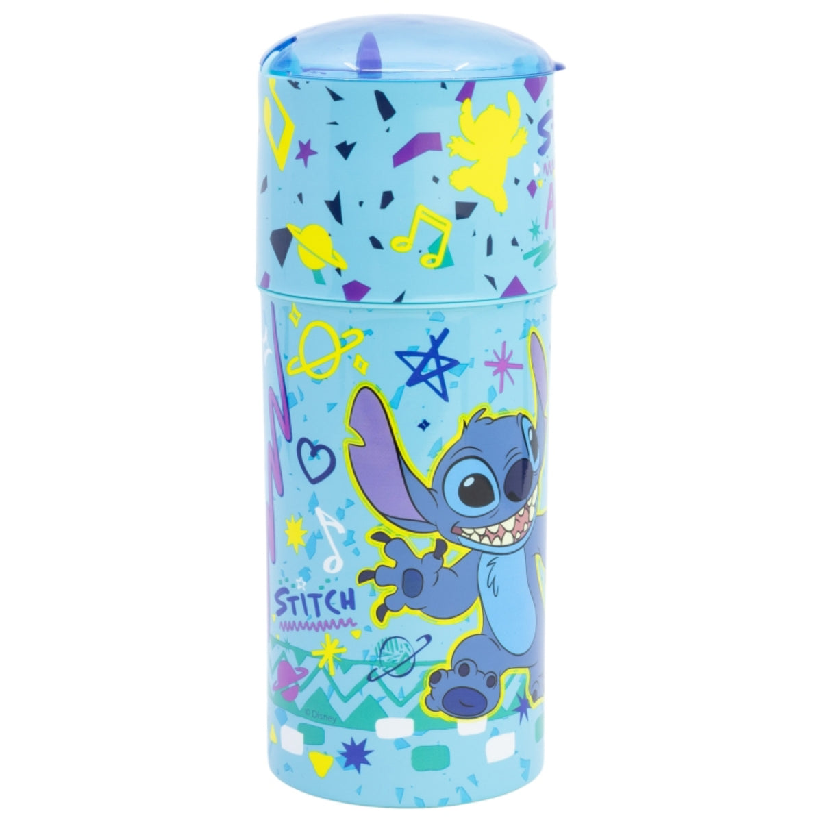 Disney Stitch Wasserflasche 350ml Kinder-Trinkflasche mit Auslaufschutz