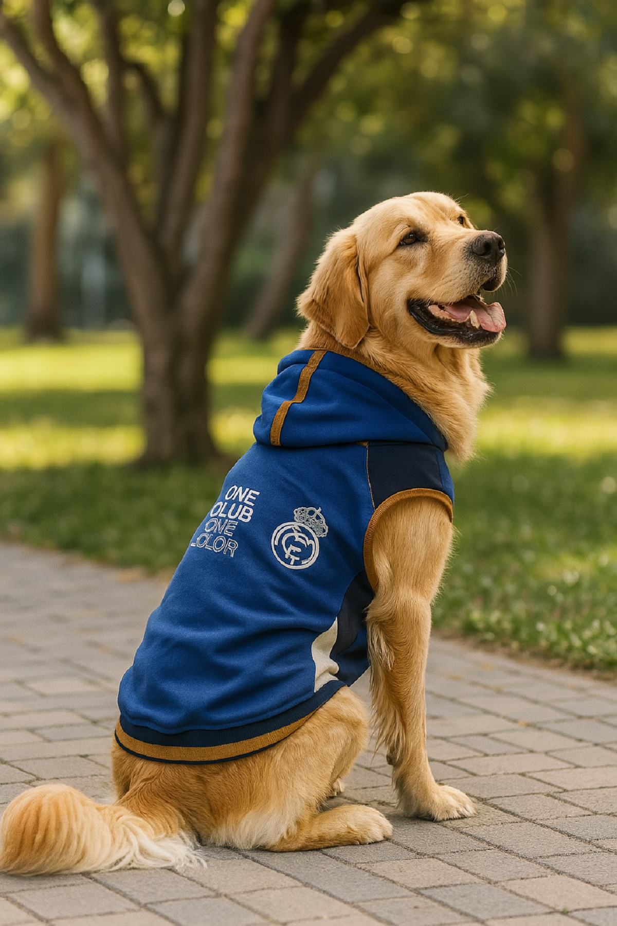 Real Madrid Haustier-Pullover – Stylisches Sweatshirt für Hunde