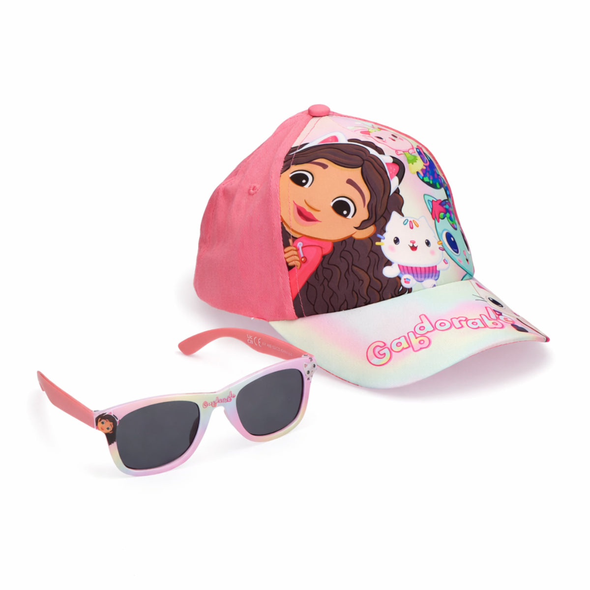 Gabby’s Dollhouse Kinder Kappe und Sonnenbrille Set für Sommer