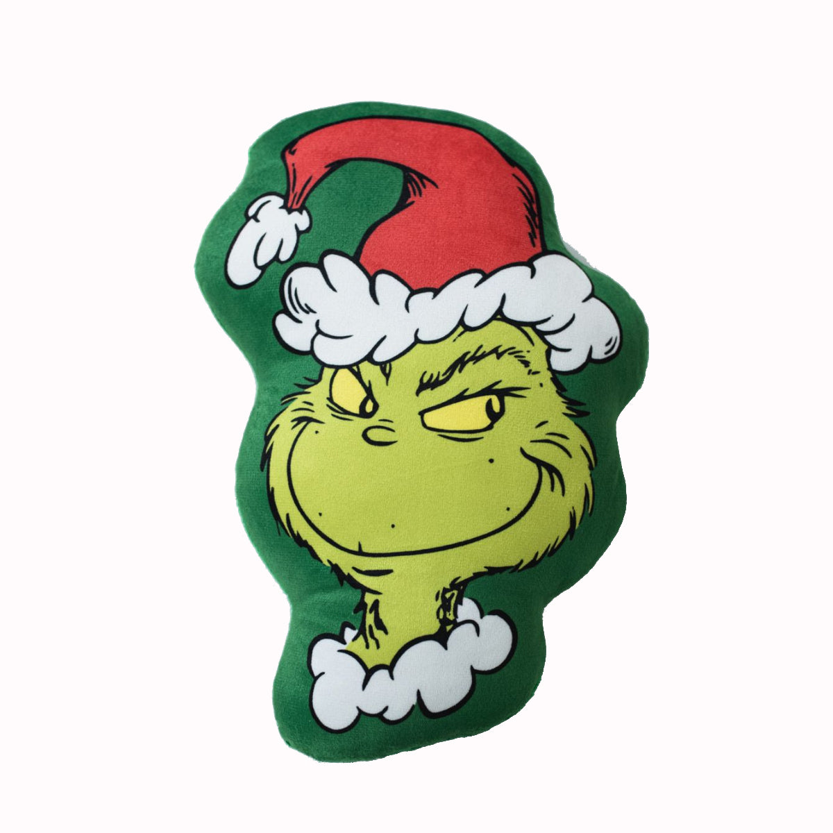 The Grinch 01 Formkissen 35 cm Dekokissen Kuschelkissen mit weicher Fleece Oberfläche