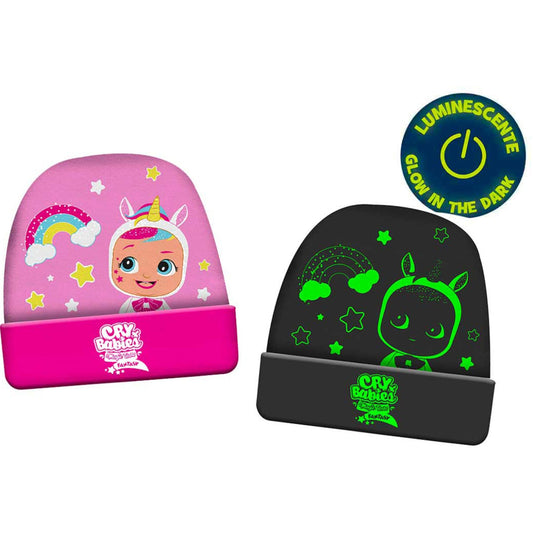 Cry Babies Glow in the Dark Hut Leuchtender Hut für kalte Tage Onesize
