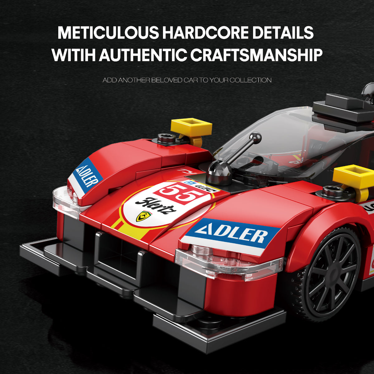 Reobrix 661 Hypercar Klemmbaustein Rennwagen 307 Teile ab 14
