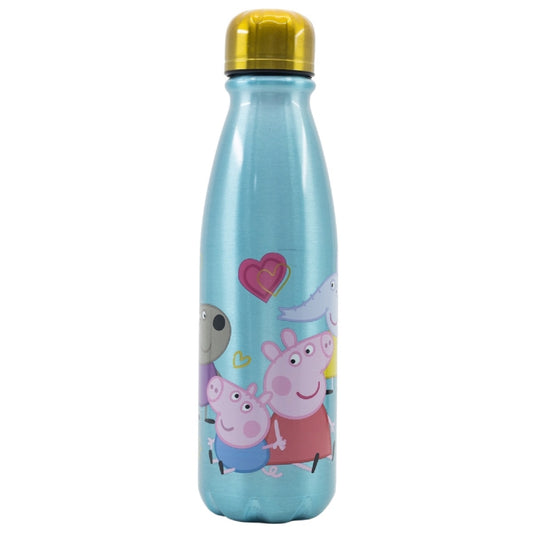 Peppa Pig Distorsion Aluminium Trinkflasche 600 ml – Ideal für Fans