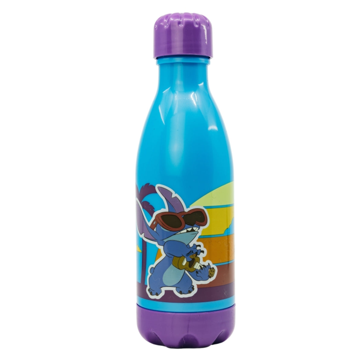 Lilo & Stitch Trinkflasche 560 ml Kinderflasche mit Trinkhalm & Druckverschluss