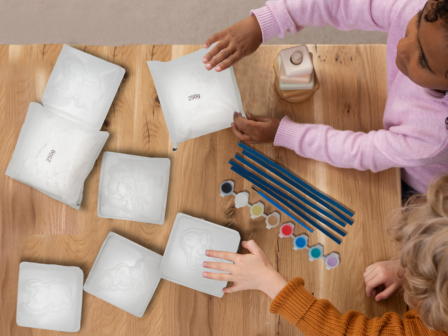 Lilo & Stitch Bastelset Kinder Kreativset zum Formen und Bemalen mit 5 Formen