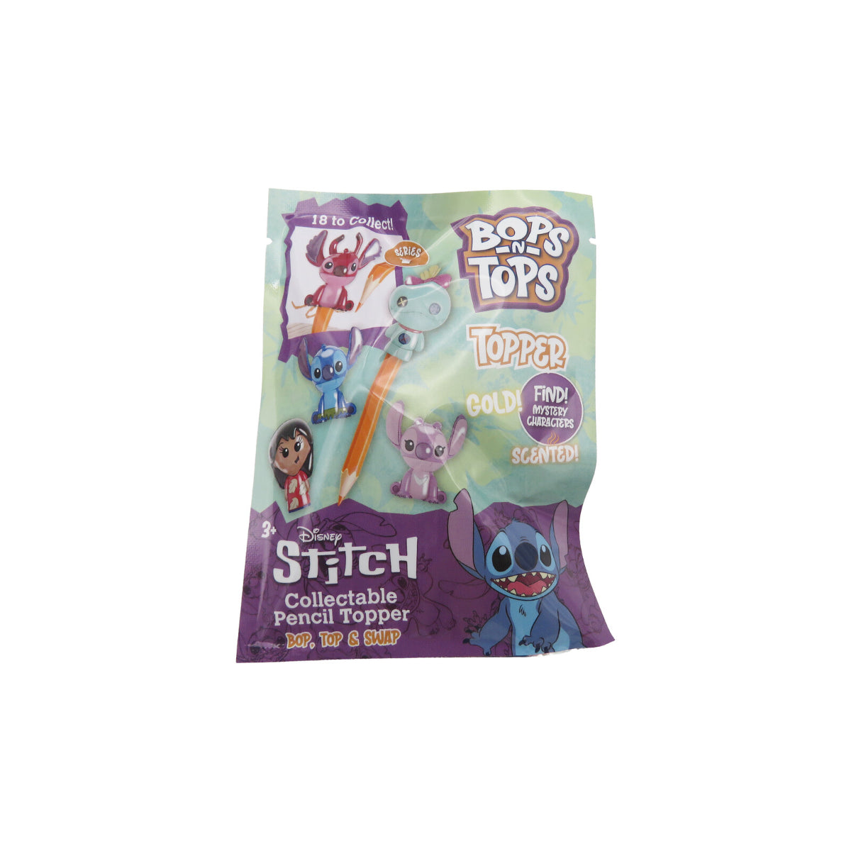 Lilo & Stitch Überraschungstüte mit 3D Stiftaufsatz Sammelfigur für Bleistifte 1 Stück