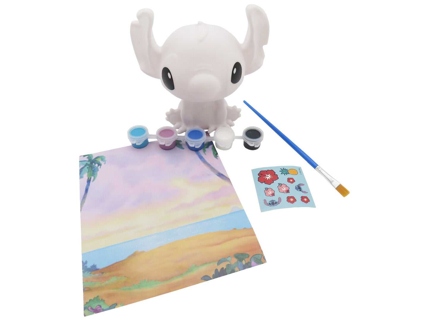 Disney Lilo & Stitch 3D Mallampe Kinder Kreativset mit 5 Farben und Pinsel