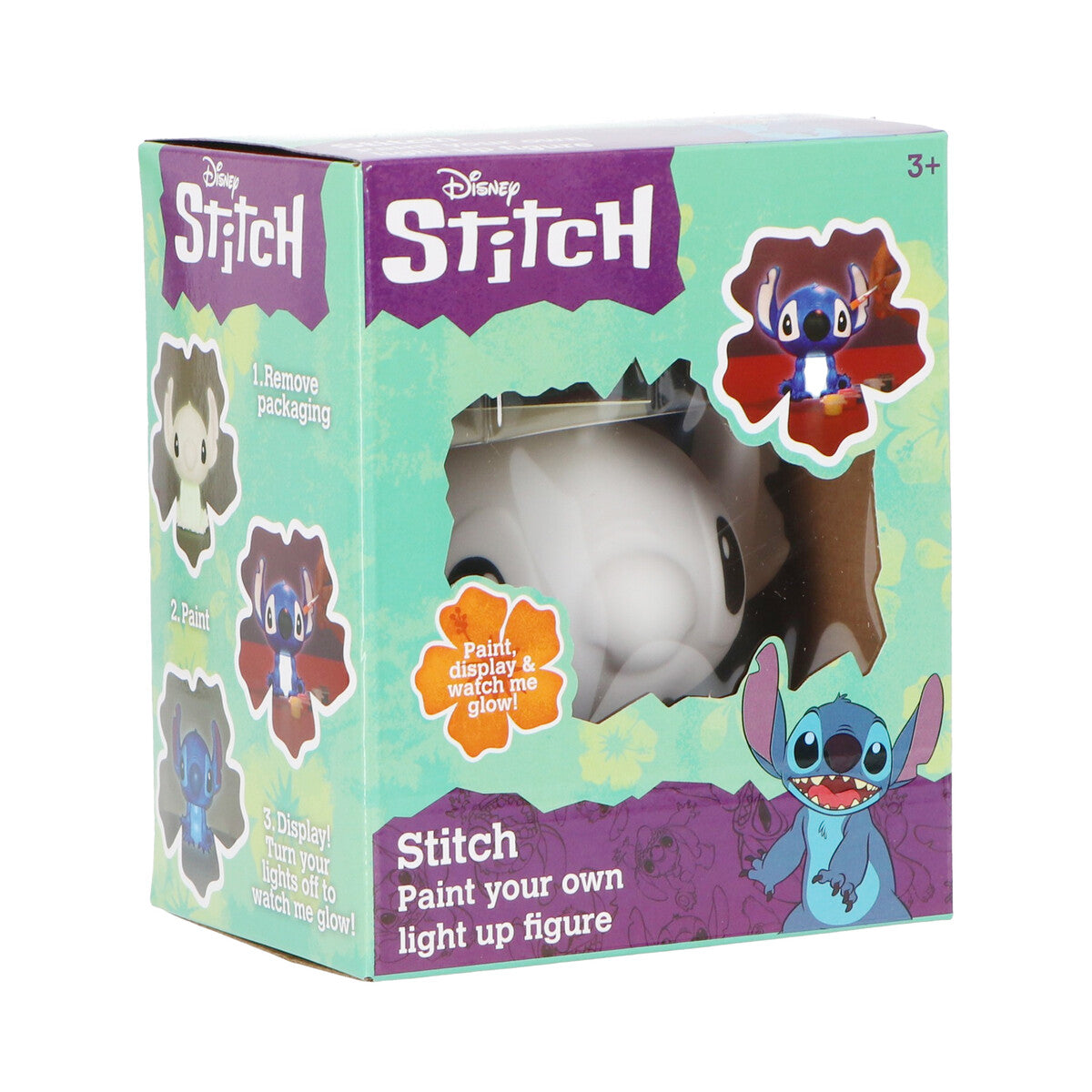 Disney Lilo & Stitch 3D Mallampe Kinder Kreativset mit 5 Farben und Pinsel