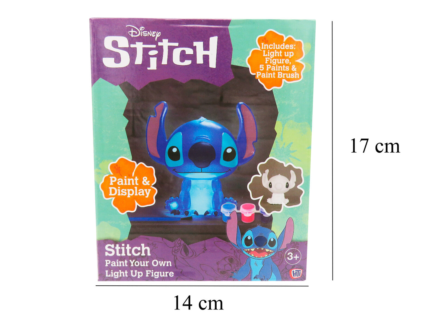 Disney Lilo & Stitch 3D Mallampe Kinder Kreativset mit 5 Farben und Pinsel