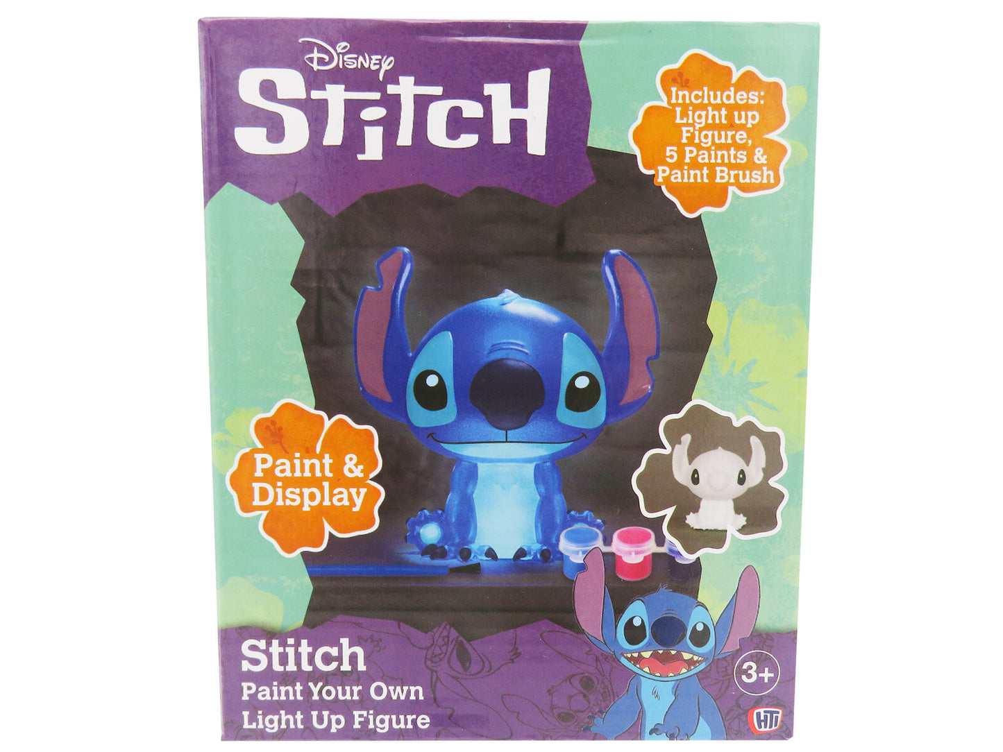 Disney Lilo & Stitch 3D Mallampe Kinder Kreativset mit 5 Farben und Pinsel