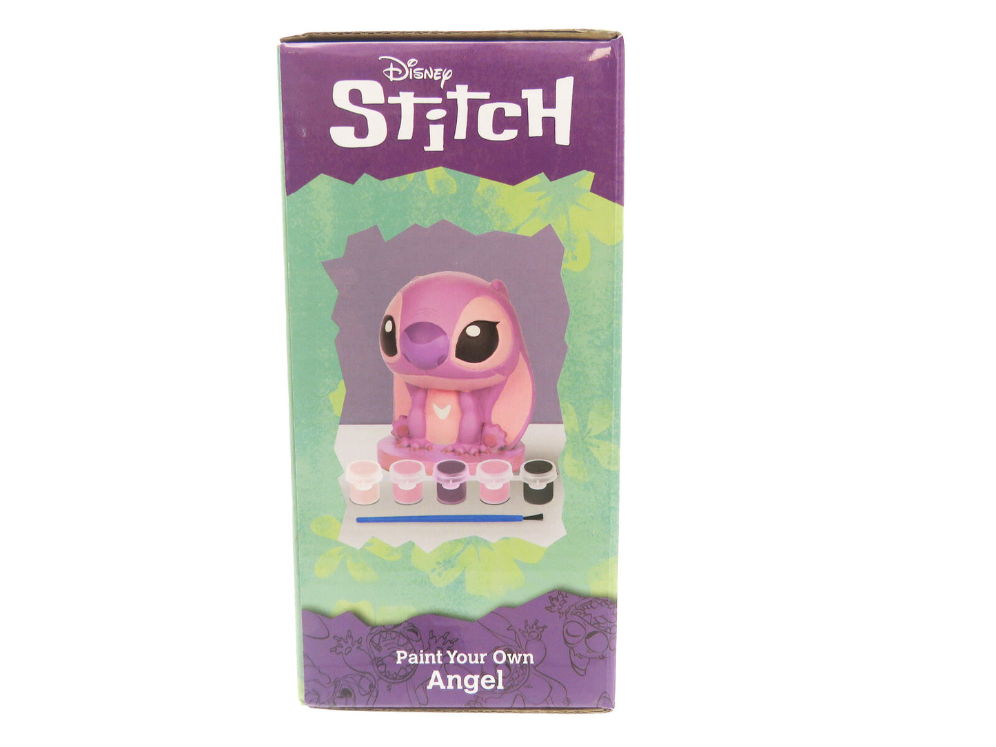 Lilo & Stitch Gipsfigur zum Bemalen Kinder Bastelset mit 5 Farben und Pinsel