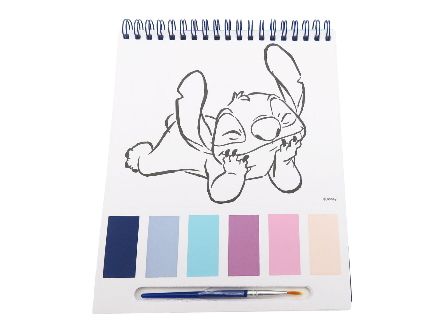 Disney Lilo & Stitch Malblock mit Wasserfarben und Pinsel