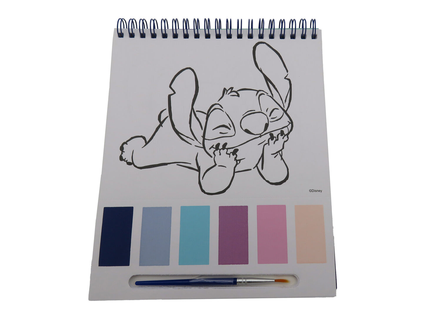 Disney Lilo & Stitch Malblock mit Wasserfarben und Pinsel