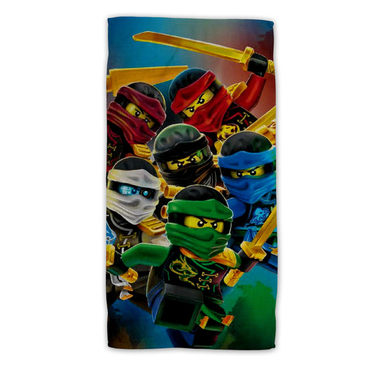 Lego Strandhandtuch Mikrofaser Badehandtuch & Kinderhandtuch 70x140 cm
