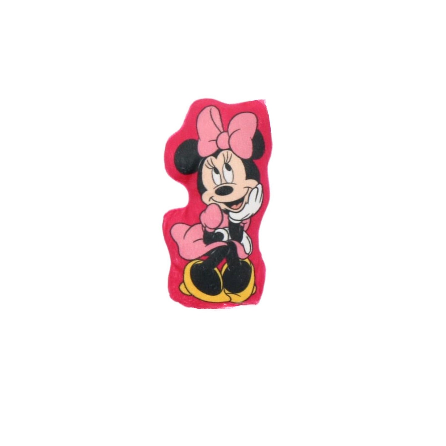 Disney Minnie Mouse Mini Kissen 15 cm Dekokissen Kuschelkissen für Kinderzimmer Sofa und Reise