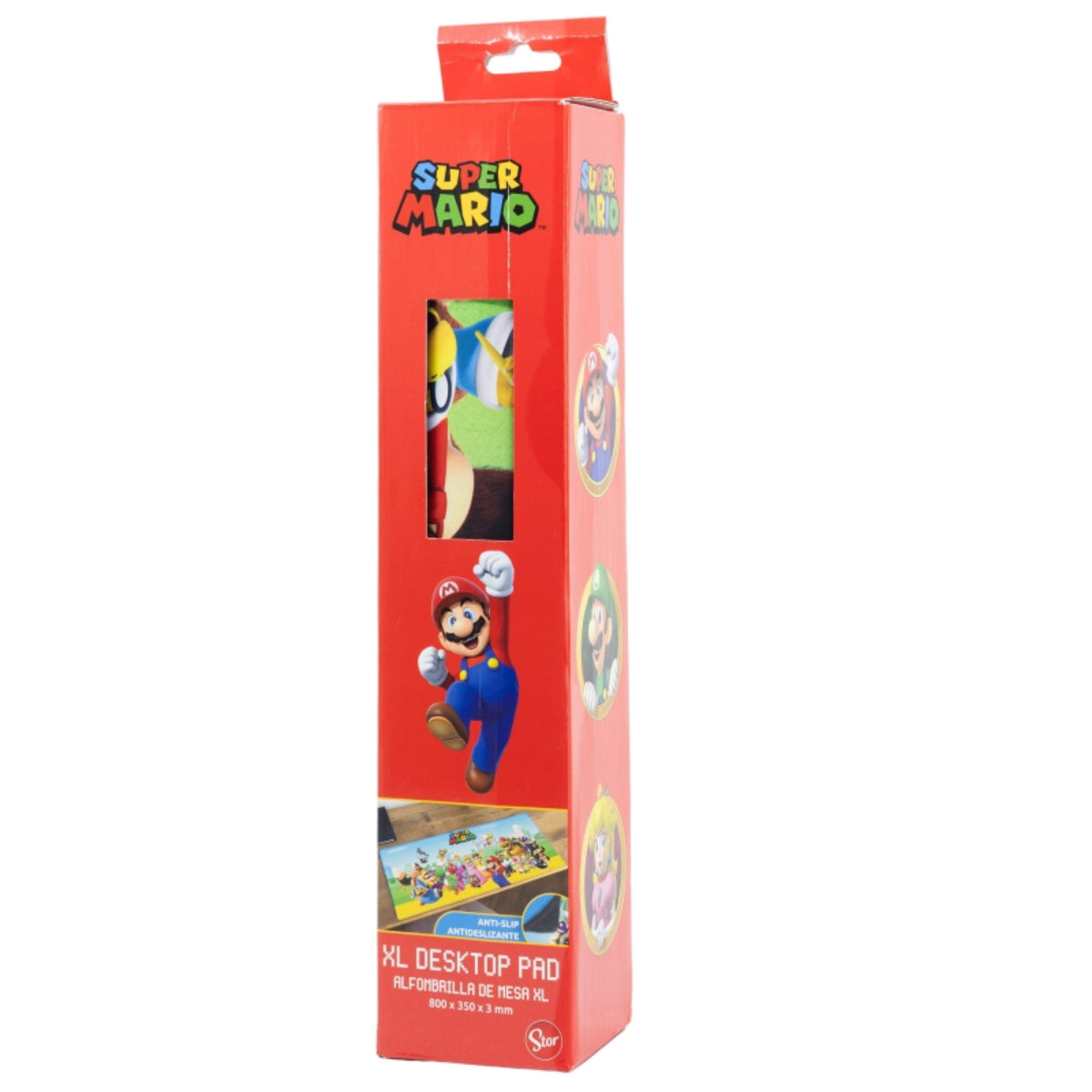 Super Mario Schreibtischunterlage – XL Mousepad & Schreibtischmatte 78x34 cm für Kinder