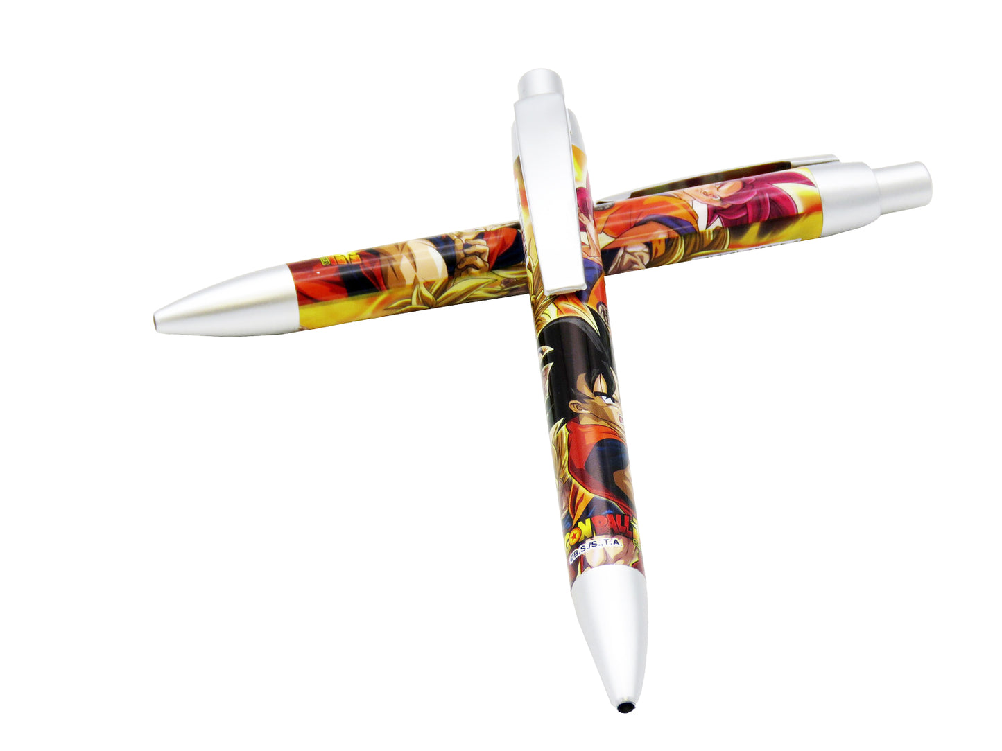 Dragon Ball 1 Stück Kugelschreiber Basic Metall Schreibstift blau Drehmechanik