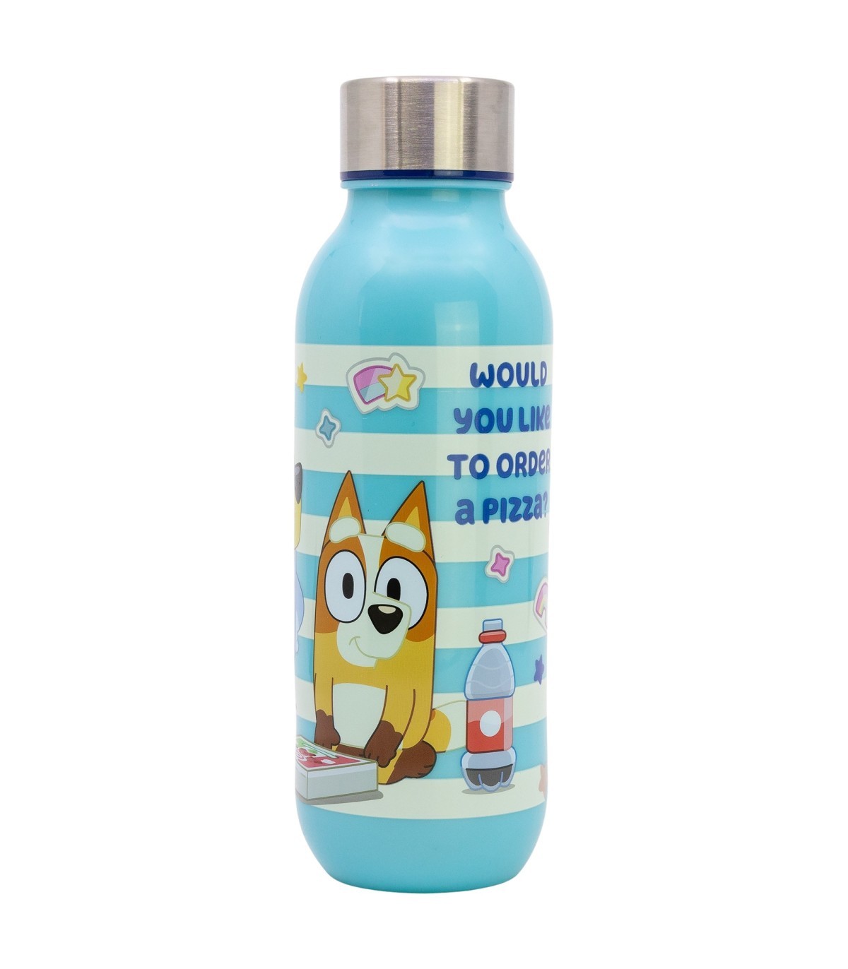 Bluey Discovery Trinkflasche 640 ml Kinder Wasserflasche mit Schraubdeckel