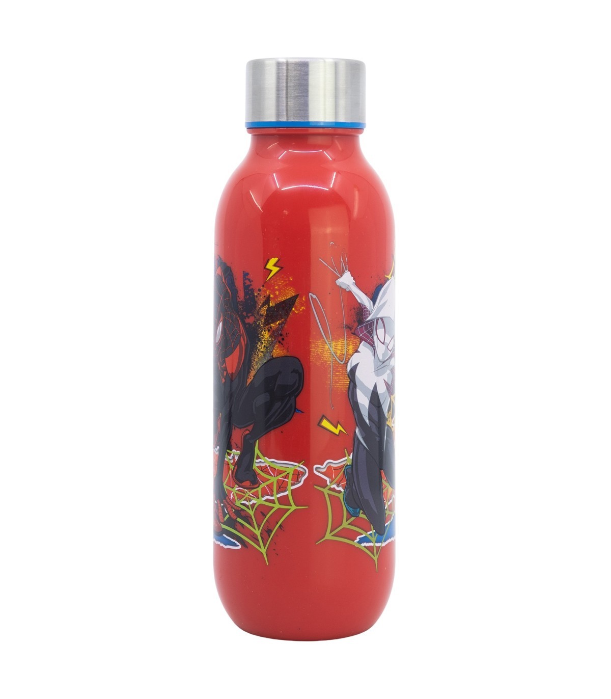 Spiderman Trinkflasche 640 ml Kinder Wasserflasche mit Schraubdeckel