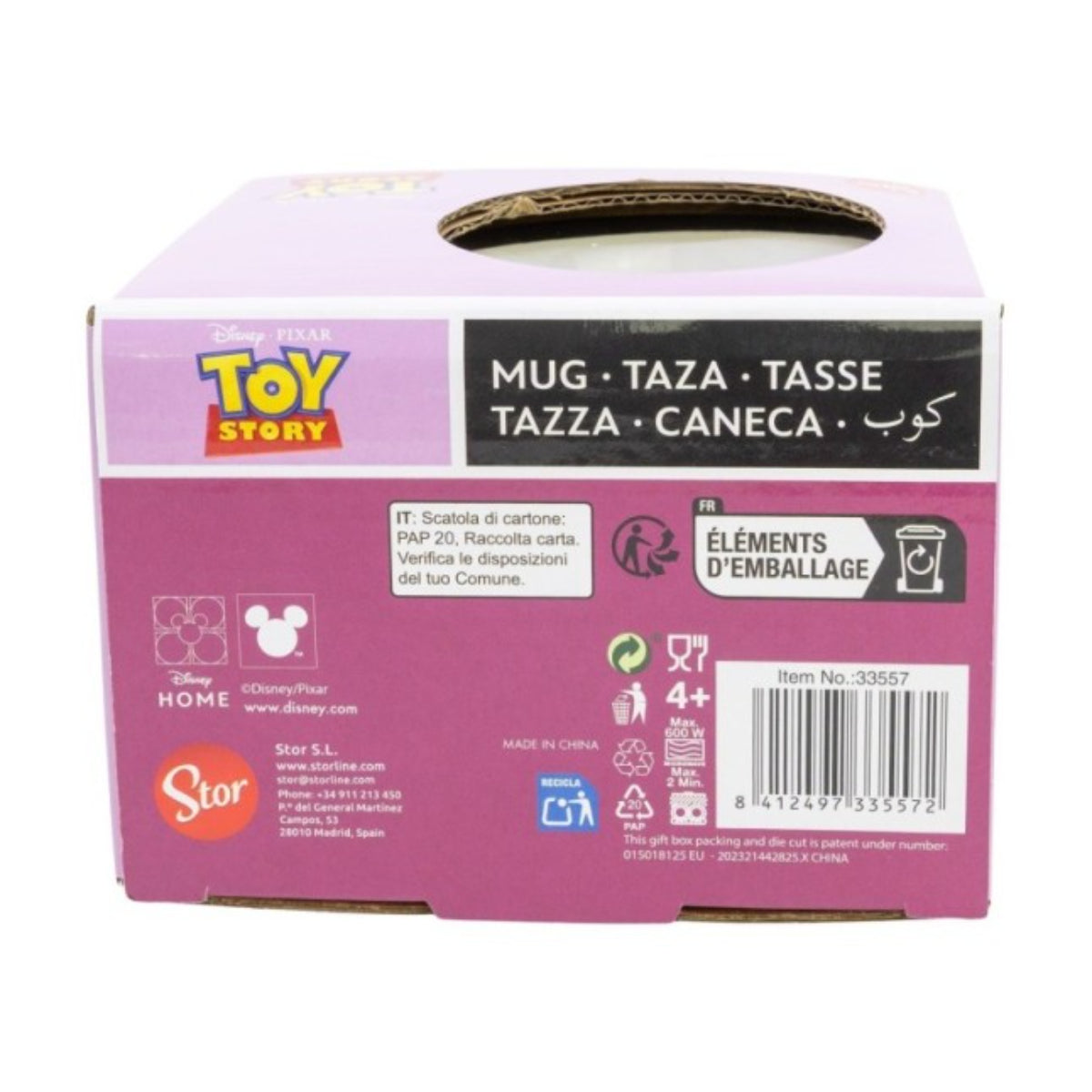 Disney Lotso Frühstückstasse 400 ml Keramik Tasse Geschenkbox