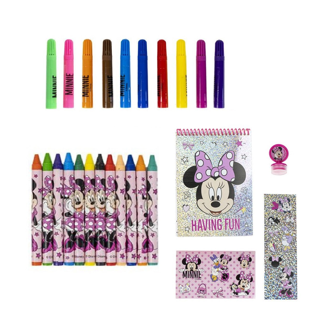 Disney Minnie Kreatives Schreib- und Malset mit Minnie-Motiv zum Ausmalen