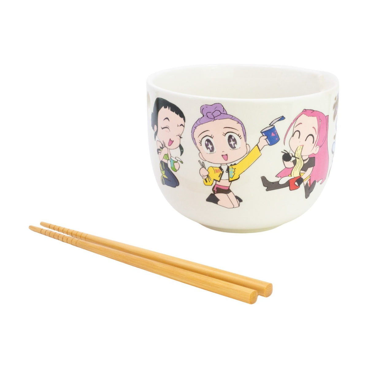 KPop Demon Hunters Ramen Schüssel 2515 ml mit Stäbchen Geschenkbox
