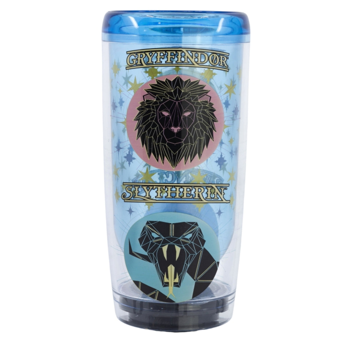 Harry Potter Becher mit Smartgrip 705 ml doppelwandiger Thermo-Tumbler Anti-Kipp