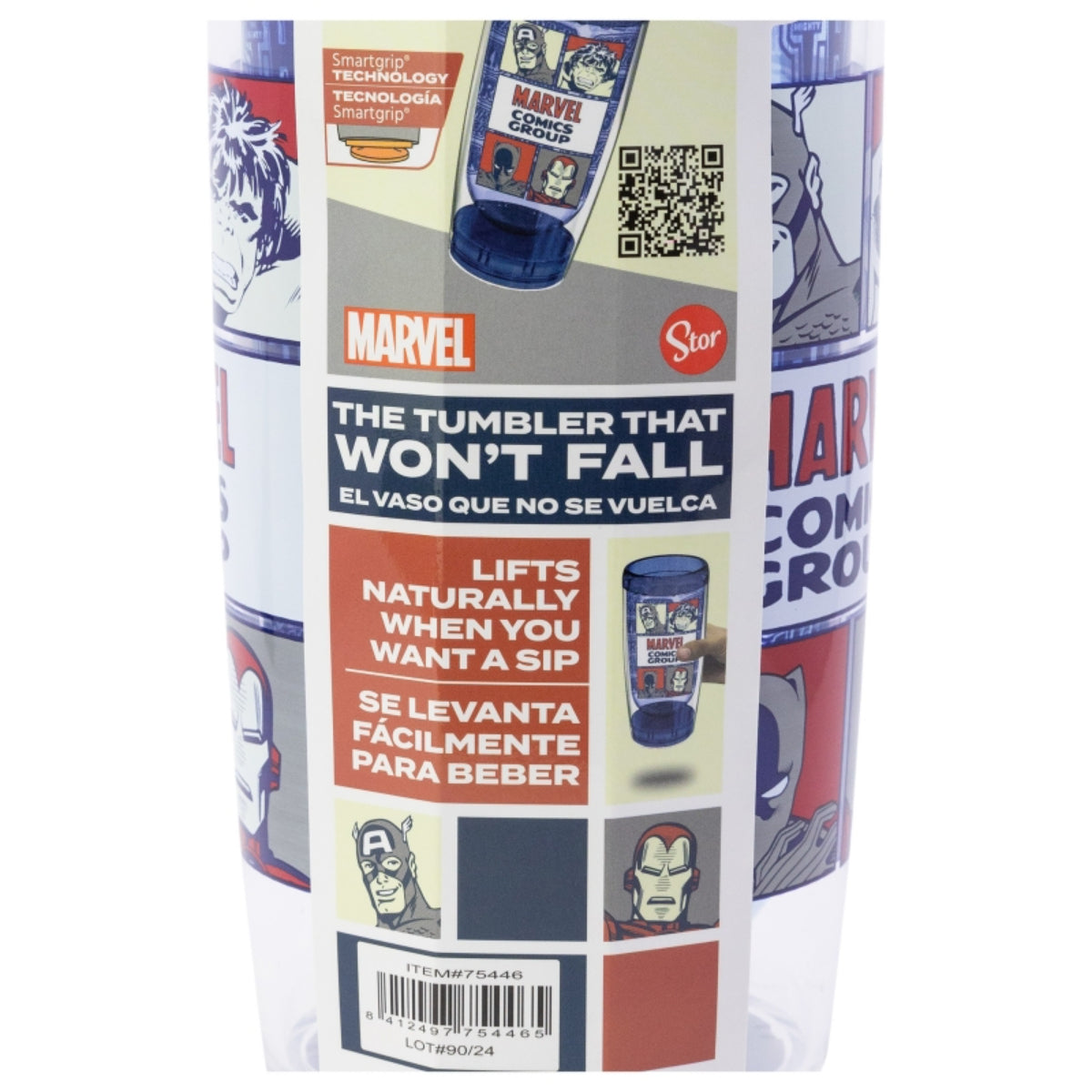 Marvel Becher mit Smartgrip 705 ml Doppelwandiger Thermo-Tumbler Anti-Kipp