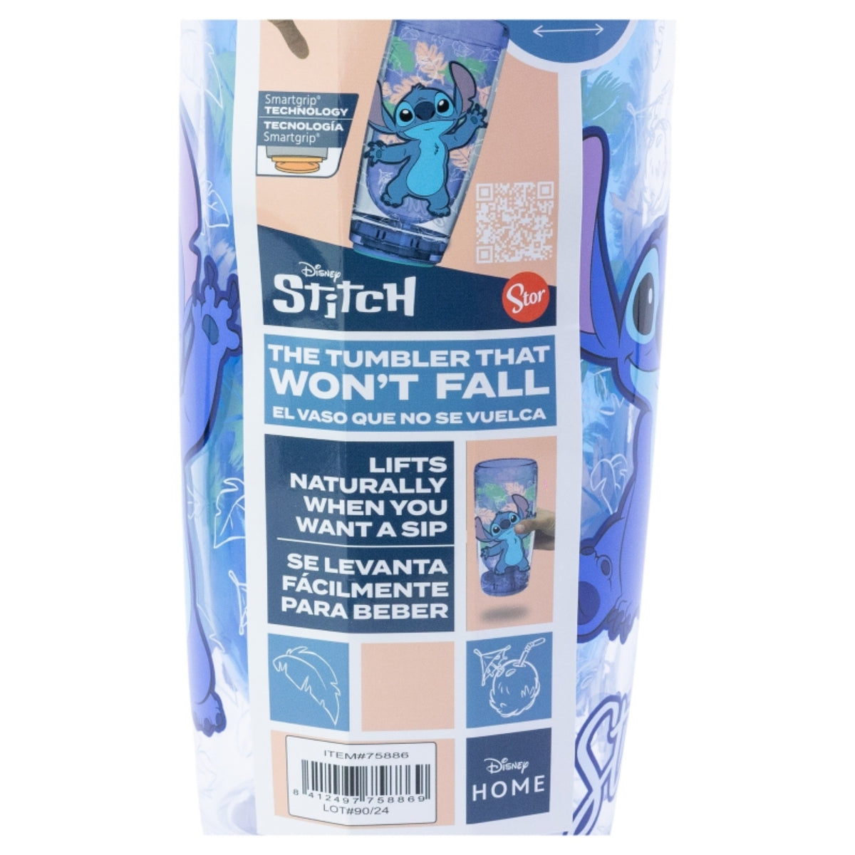 Lilo & Stitch Becher mit Smartgrip 705 ml Doppelwandiger Thermo-Tumbler Anti-Kipp