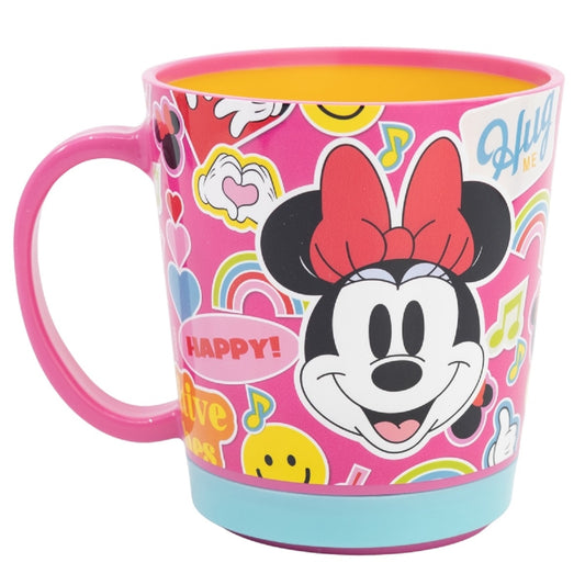 Disney Minnie Mouse Kippsicher Trinkbecher PP 410 ml – Drop Safe Plastikbecher mit Smartgrip-System