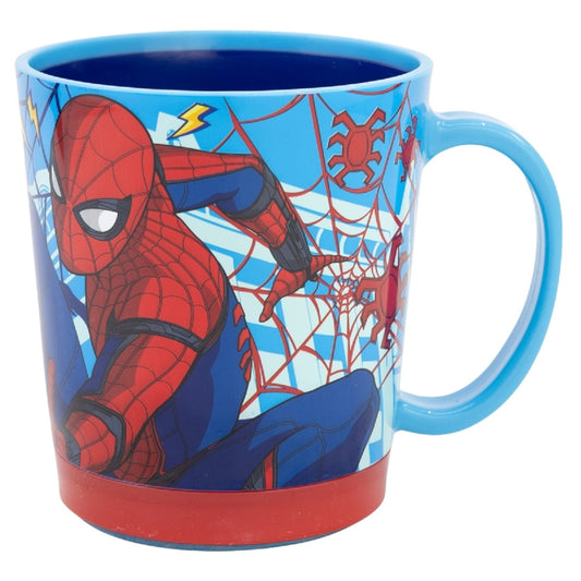 Spiderman Kippsicher Trinkbecher PP 410 ml – Drop Safe Plastikbecher mit Smartgrip-System