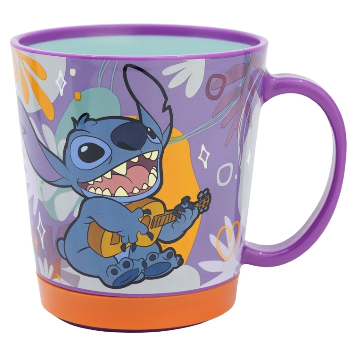 Lilo & Stitch Kippsicher Trinkbecher PP 410 ml – Drop Safe Plastikbecher mit Smartgrip-System
