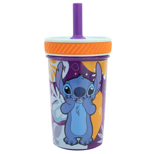 Lilo & Stitch Kippsicher Trinkbecher PP 370 ml – Drop Safe Plastikbecher mit Smartgrip-System