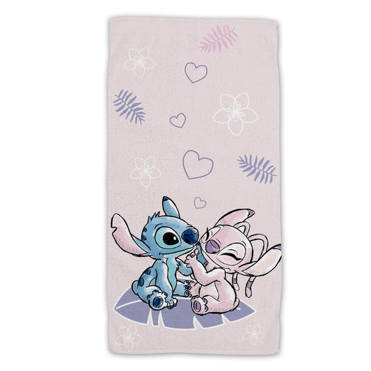 Lilo & Stitch Baumwolle Strandtuch Frottee Badetuch mit Premium Druck, 70x140 cm