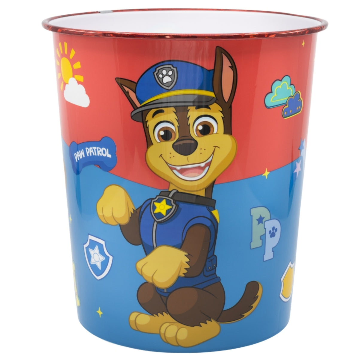 Paw Patrol Abfalleimer 10 Lt für Kinderzimmer mit fröhlichem Design