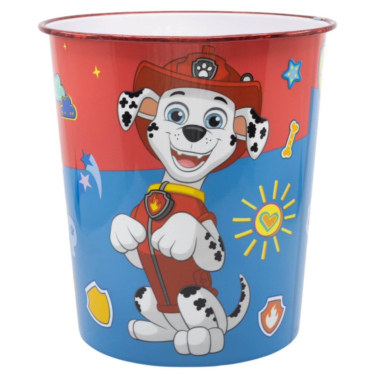 Paw Patrol Abfalleimer 10 Lt für Kinderzimmer mit fröhlichem Design