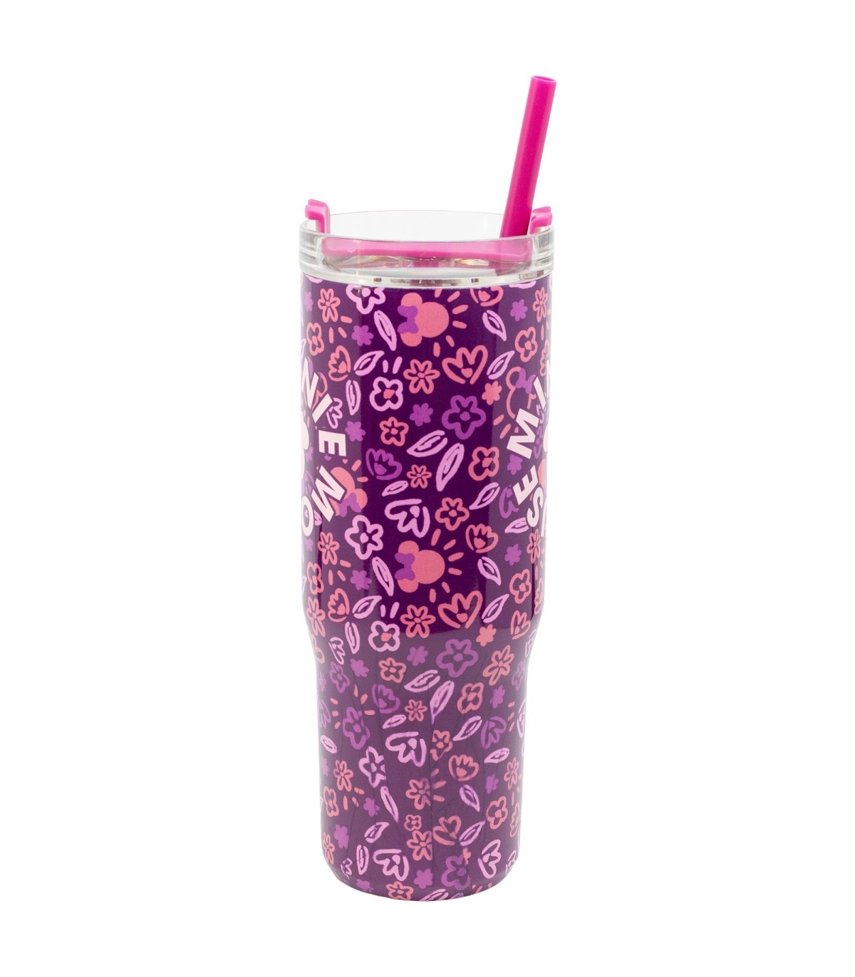 Disney Minnie Mouse XL Cool Mug 920 ml Edelstahl Thermobecher mit Strohhalm