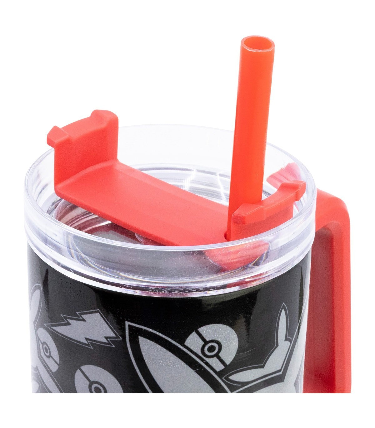 Pokémon XL Cool Mug 920 ml Edelstahl Thermobecher mit Strohhalm