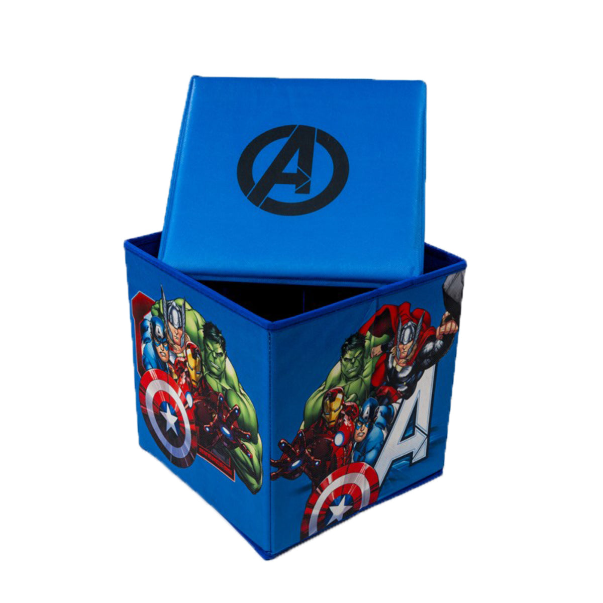 Avengers Ordnungsbox mit Sitzfläche faltbare Kinderzimmer Aufbewahrungsbox