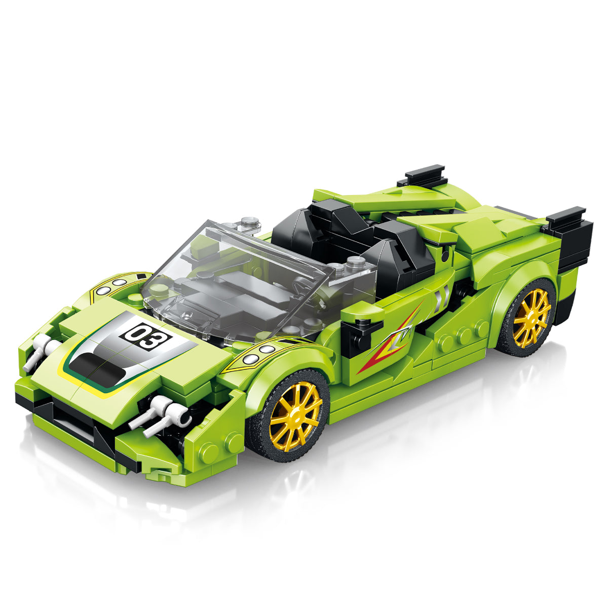 Reobrix 806 Supersportwagen 1:24 Klemmbaustein Auto 363 Teile ab 14
