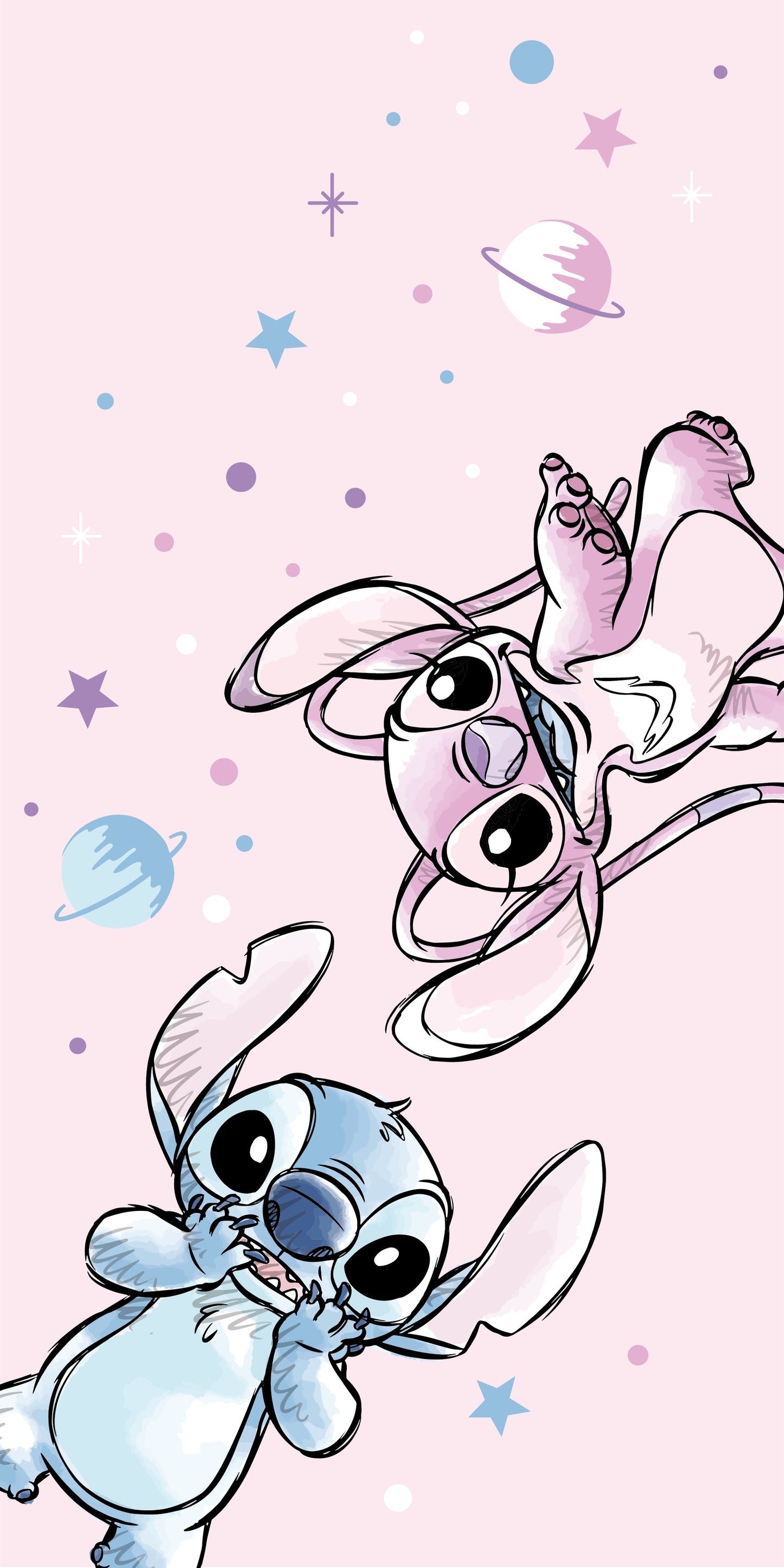 Disney Lilo & Stitch Strandhandtuch – Weiches Polyester-Badetuch 140x70 cm für Kinder